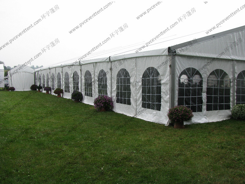 Luxury Transparent PVC Cover Clean Span Wedding Event Tents As Outdoor Banquet Hall