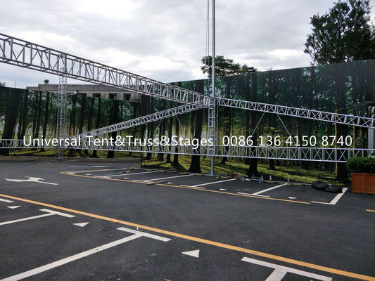 290x290mm Aluminum Frame Concert Stage Truss Structure Customized Loading