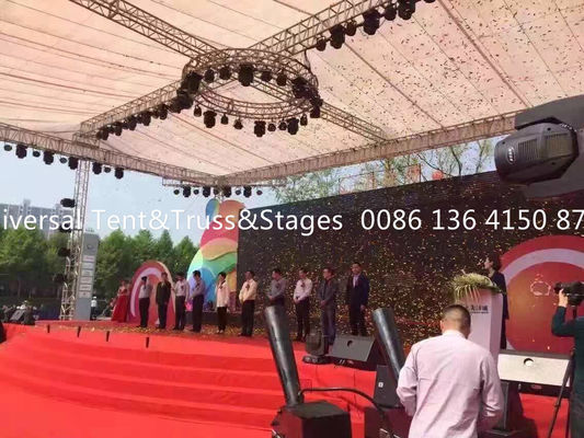 Circus Aluminum Spigot Truss Stage Lighting Scaffolding For Event , Outdoor Concert , Party