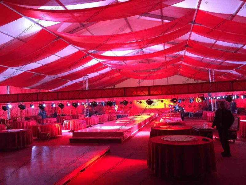 Wind Resistant Large Canopy Tent For Wedding Waterproof Outdoor White Aluminum